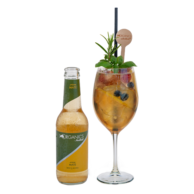 Mocktails mit Organics im Glas